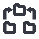 Folders Group SVG Icon